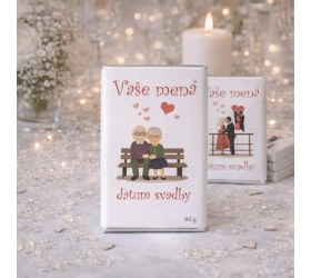 Svadobná čokoláda pre hostí 80 g