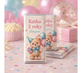 Čokoláda na narodeniny s vlastným motívom 40 g
