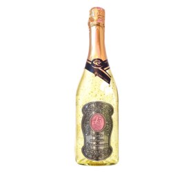 Šumivé víno so zlatom k 45. narodeninám - Kovová etiketa – 750 ml