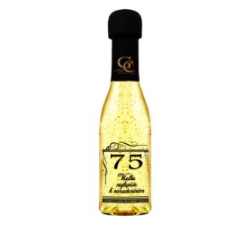 Šumivé víno so zlatom k 75. narodeninám - Číra etiketa – 200 ml