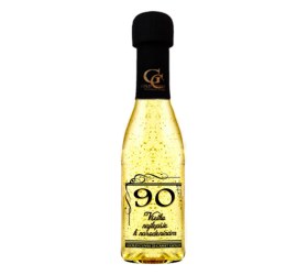 Šumivé víno so zlatom k 90. narodeninám - Číra etiketa – 200 ml